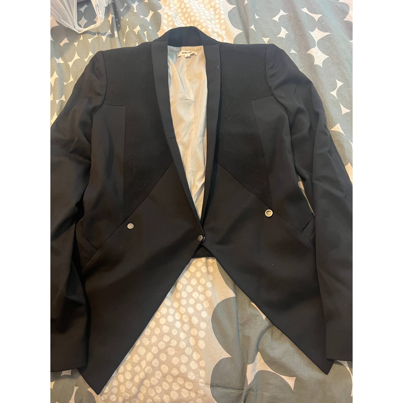 Vintage Asymmetrical Helmut Lang Blazer Jacket Size 2